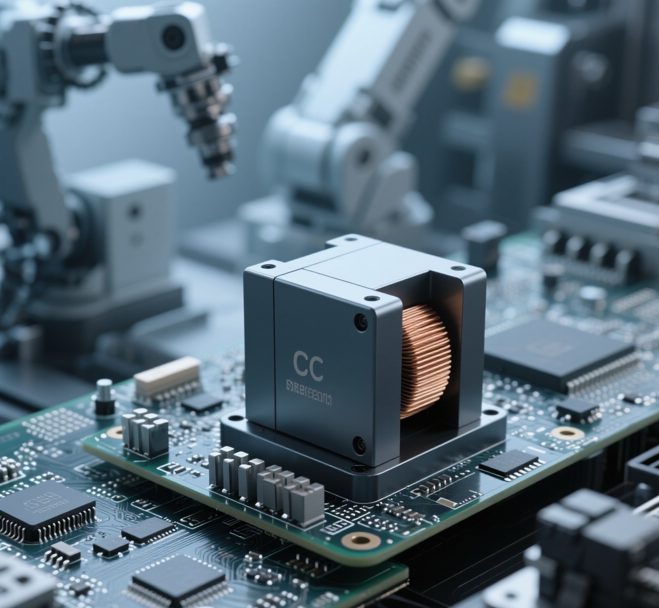 一体成型电感 JC1050HP-100MT 在伺服驱动器中的应用探索