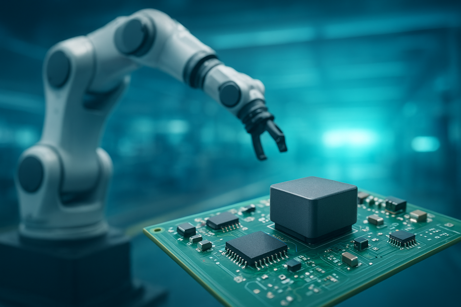 一体成型电感在工业机器人伺服驱动系统中的应用